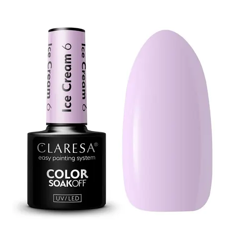 Claresa Ice Cream 6 Lakier Hybrydowy 5g