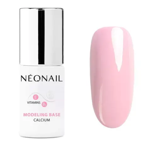 Neonail Lakier Hybrydowy Modeling Base Calcium Blush Boomer 7,2 ml