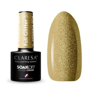 Claresa Full Glitter 3 Lakier Hybrydowy 5g