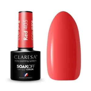 Claresa Red 403 Lakier Hybrydowy 5g
