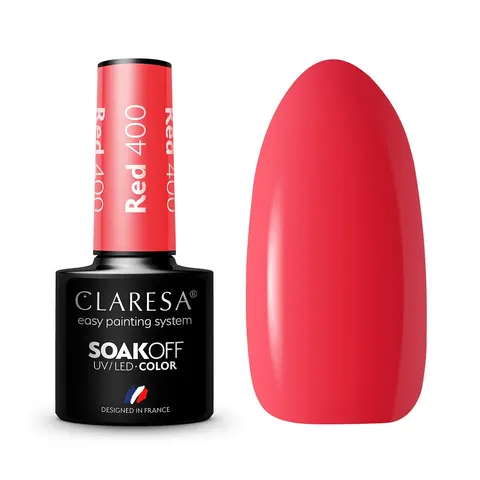 Claresa Red 400 Lakier Hybrydowy 5g