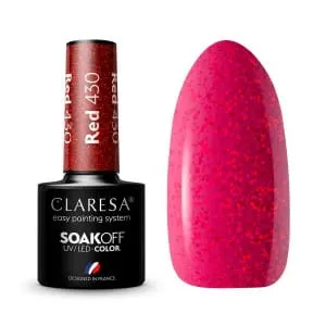 Claresa Red 430 Lakier Hybrydowy 5g
