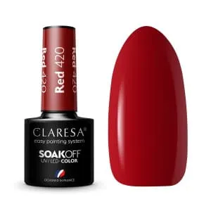 Claresa Red 420 Lakier Hybrydowy 5g