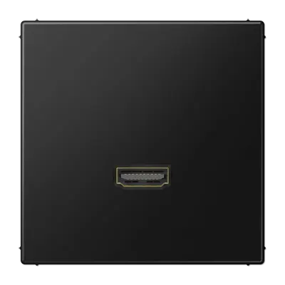 Jung Gniazdko multimedialne: HDMI - Czarny mat - MALS1112SWM