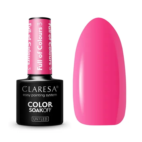 Claresa Full Of Colours 3 Lakier Hybrydowy 5g