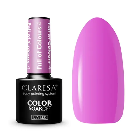 Claresa Full Of Colours 4 Lakier Hybrydowy 5g