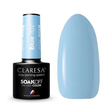 Claresa Blue 702 Lakier Hybrydowy 5g