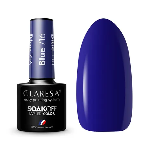 Claresa Blue 716 Lakier Hybrydowy 5g