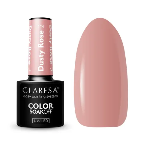 Claresa Dusty Rose 2 Lakier Hybrydowy 5g