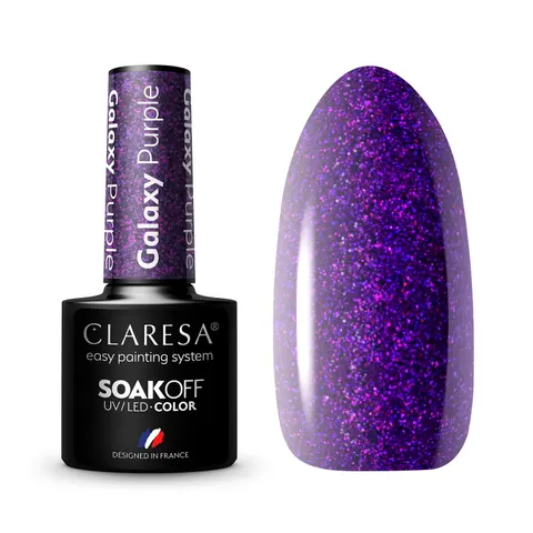 Claresa Galaxy Purple Lakier Hybrydowy 5g
