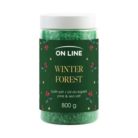 ON LINE Sól do kąpieli Winter Forest 800 g