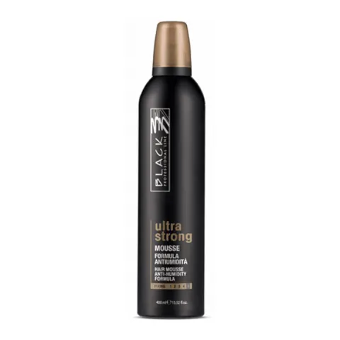 Black professional line, pianka do włosów ultra strong, 400ml