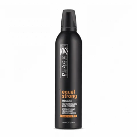 Black professional line, pianka do włosów equal strong, 400ml