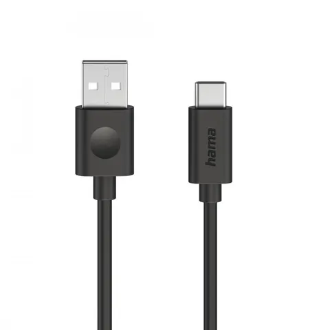 Hama Kabel usb-a usb-c entry level 60W 1,2m czarny