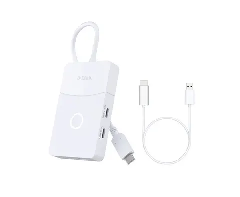 D-Link HUB USB-C 5-w-1 z bezprzewodowym HDMI DUP-501