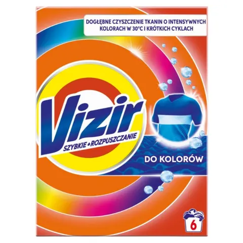 VIZIR Proszek do prania KOLOR 6 prań, 330 g
