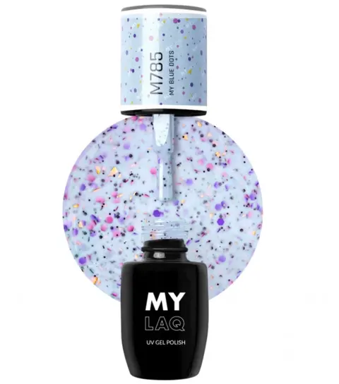 Mylaq Lakier Hybrydowy My Blue Dots 5 ml