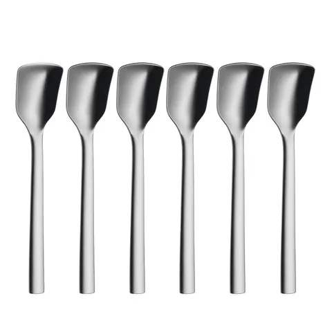 WMF Nuova łyżeczki łopatki do lodów 14 cm 6 szt stal Cromargan