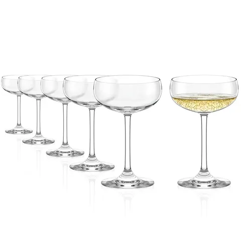 Stolzle Lausitz klasyczne kieliszki do szampana 230 ml. 6 szt.