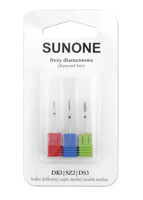 Sunone Zestaw Frezów Diamentowych 3 szt DK1/DSZ2/DS3