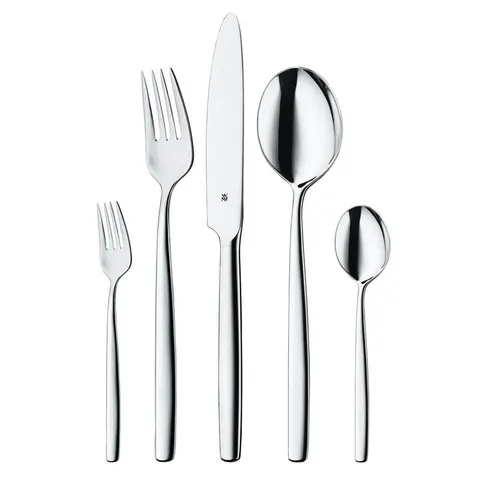 WMF Bistro zestaw sztućców dla 12 osób 60 el sztućce Cromargan