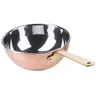 Garnek wok rondel miedziany mini 14cm 0,6l