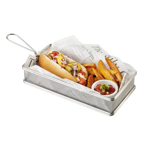 Koszyk do serwowania potraw snack holder 26 x 13 cm