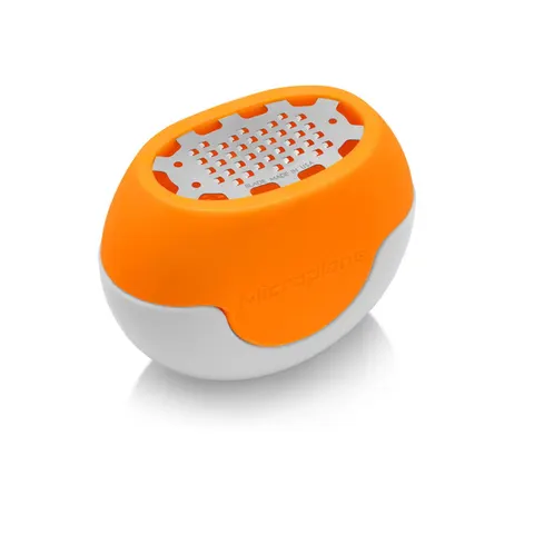 Microplane- tarka do skórki cytrynowej i cytrusów Flexi Zesti pomarańczowy