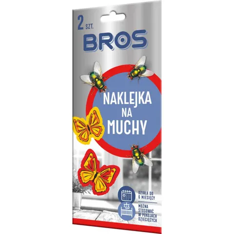 BROS Naklejka na muchy, 2 szt