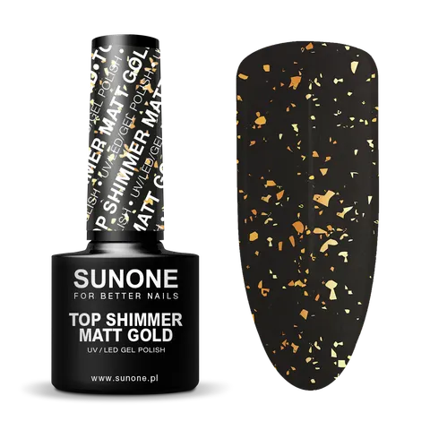 Suone Top Shimmer Matt Gold 5 ml