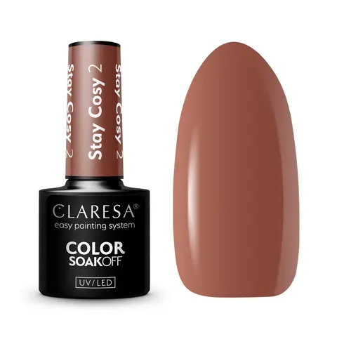 Claresa Stay Cosy 2 Lakier Hybrydowy 5g