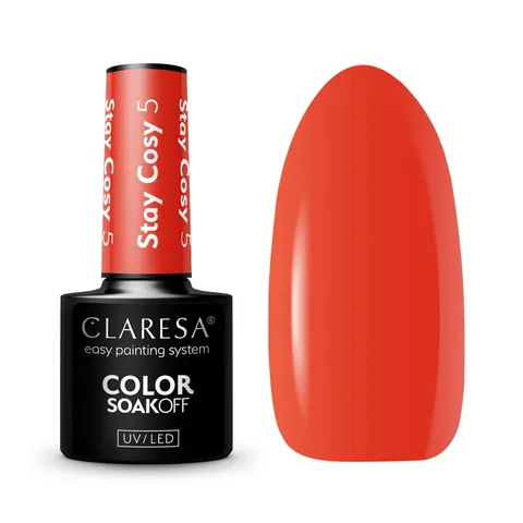 Claresa Stay Cosy 5 Lakier Hybrydowy 5g