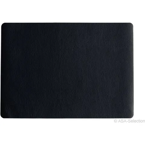 ASA - Leder Podkładka pod talerz ekoskóra czarne 46 cm x 33 cm