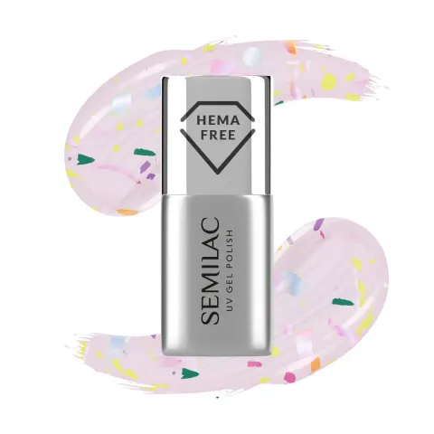 Semilac Top No Wipe Matte Violet Galaxy 7ml