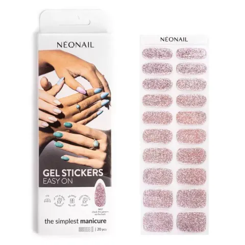 Neonail Naklejki Gel Stickers Easy On M07