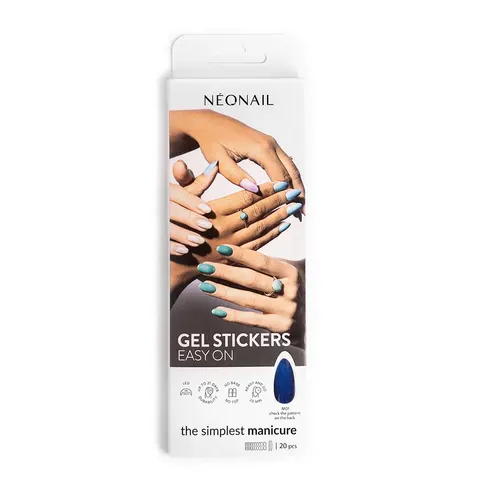 Neonail Naklejki Gel Stickers Easy On M01