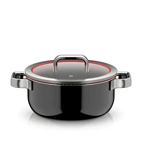 Wmf - Fusiontec FunctionPro garnek niski czarny 20 cm