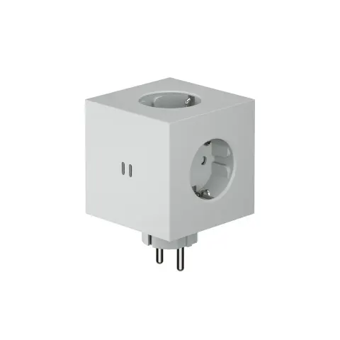 Avolt Rozszerzacz gniazd Square 2 z podwójnym USB-C o mocy 30 W - szary