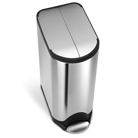 Simplehuman kosz na śmieci motylkowy z pedałem 30 l