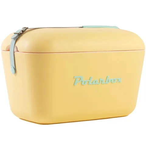 Polarbox Pop cooler pojemnik na lód lodówka turystyczna 12 l żółta