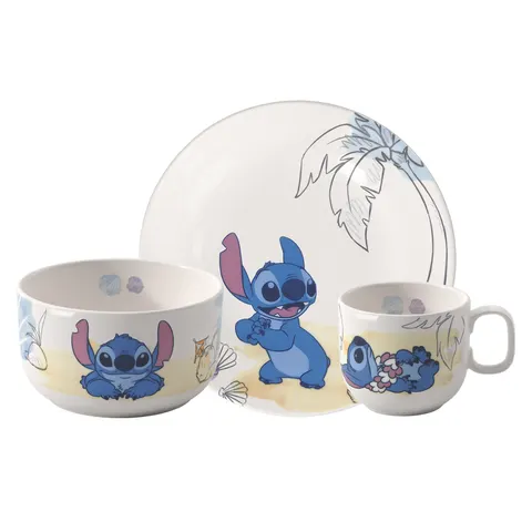 Villeroy & Boch Disney Stitch zestaw naczyń dla dzieci 3 el