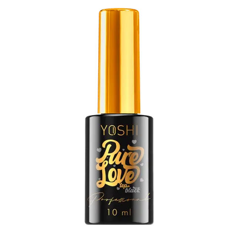 Yoshi Top Pure Love Black 10 ml Czarne Serduszka