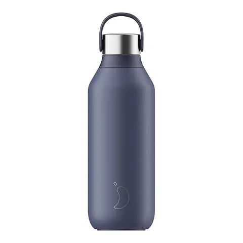 Chilly's Bottles Series 2 butelka termiczna bidon na wodę termos na kawę herbatę 500 ml niebieski