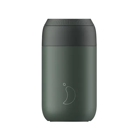 Chilly's Bottles Series 2 kubek termiczny bidon na wodę termos na kawę herbatę 340 ml zielony