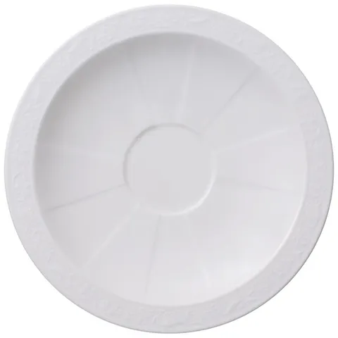 Villeroy & Boch - White Pearl Spodek do filiżanki do kawy herbaty 16 cm.