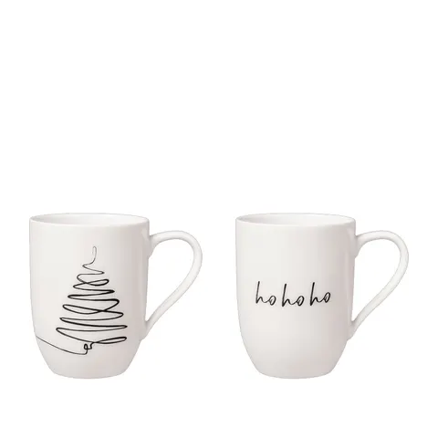 Villeroy & Boch Statement Choinka Ho Ho Ho zestaw 2 kubków 340 ml
