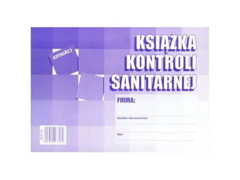 Książka kontroli sanitarnej KKS Emeko A5 748