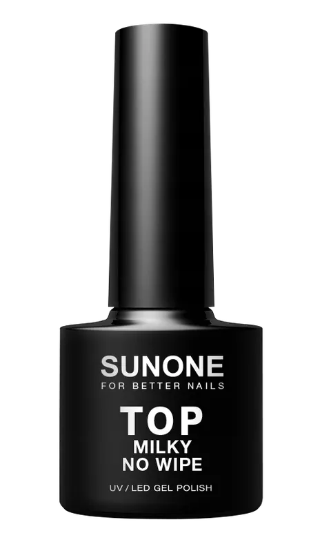 Sunone Lakier Hybrydowy Top Milky No Wipe 5g