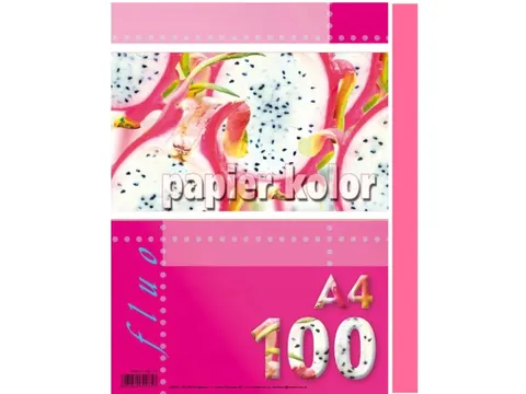 Papier Kreska A4 fluo różowy 100 arkuszy
