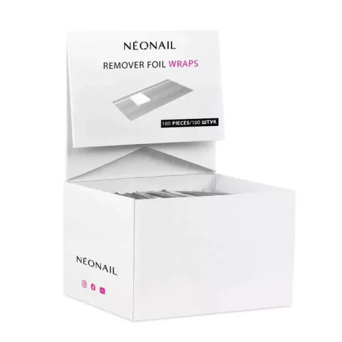 Neonail Remover Foil Wraps 100 szt